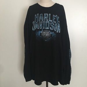 HARLEY DAVIDSON Long Sleeved Oversized Tee Dress